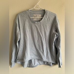 Frank & Eileen Tee Lab Light Blue Women’s Royal French Terry Pullover Sweater S